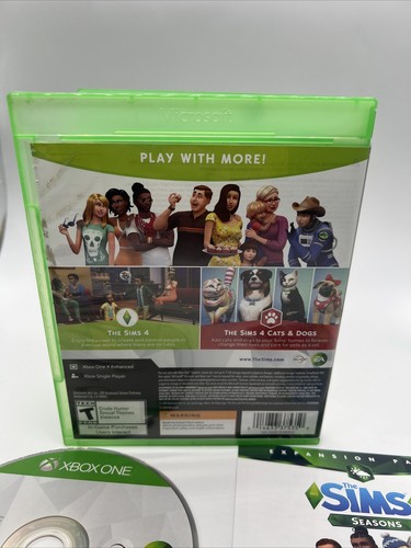 The Sims 4 Bundle Plus Cats and Dogs (Microsoft Xbox One, 2018) COMPLETE CIB - Picture 4 of 4