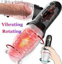 Male Automatic Handsfree Masturbater Cup Stroker Pocket-Pussy Toy Men Lubricants