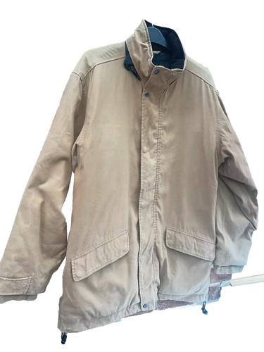 AIGLE Outdoor Men Brown/Tan LAKEWOOD Canvas Jacket Style 505416 Size UK 38-40 L - Picture 2 of 17