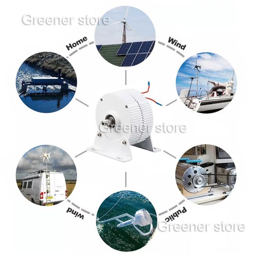 12V 24V 48V 3000W Motor Three-Phase Synchronous Permanent Magnet Wind Generator - Picture 14 of 14