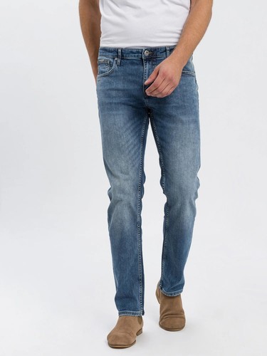 Cross Jeans Uomo Damien E198-020 IN Metà Blue - Bild 34 von 36