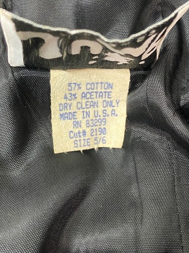 Vintage 80s 90s Y2K Black JUMP Prom Cocktail Whimsigoth Fairy Mini Dress 5/6  Sm - Picture 8 of 8