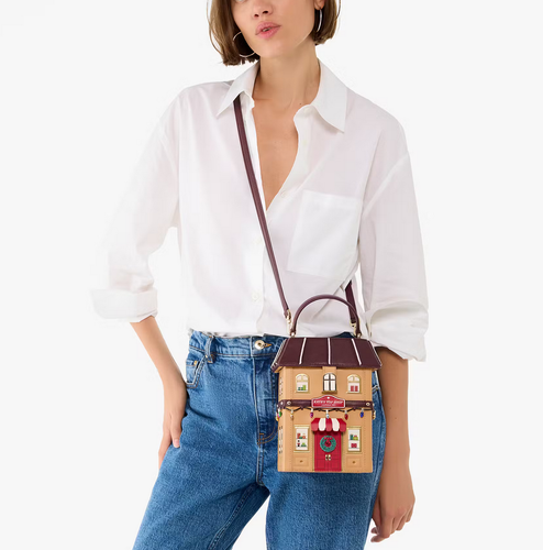 NWT! NEW KATE SPADE TOY STORE SHOP CROSSBODY GINGERBREAD HOUSE NOVELTY BAG PURSE - Picture 19 of 21