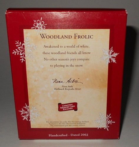 Hallmark Keepsake Ornament Woodland Frolic Set Of 3 - Picture 4 of 4