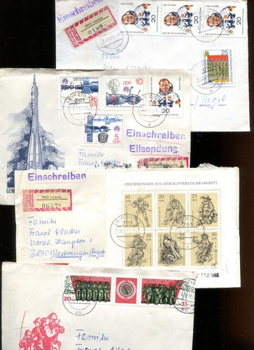 DDR - 30 Belege ( 25 R- Briefe ) aus 1978 ( 28514 ) - Bild 6 von 8