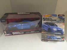 Mattel Hot Wheels & Die Cast  The Fast and the Furious Blue Nissan GTR