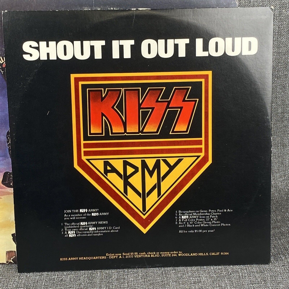 Kiss Destroyer Vinyl Record Album 1976 Casablanca Records
