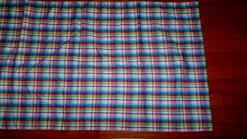 BTHY VTG MULTICOLOR MADRIS PLAID COTTON FABRIC 43"W QUILT CLOTHING CRAFT DECOR - Picture 2 of 2