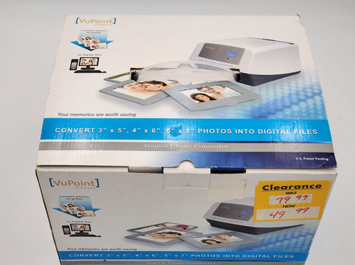 New VuPoint Digital Photo Converter PC-C500-VP 5x7 Photo Scanner Copier - Picture 12 of 13