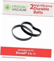 2 Long-life Durable Bissell Style 8 & 14 Vacuum Cleaner Style 8 & 14 Belts, Pack 2 Long-life Durable Bissell Style 8 & 14 Vacuum Cleaner Style 8 & 14 Belts, Pack