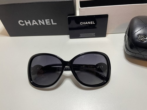 Chanel Women’s Black Sunglasses (5127) W/ Case&Box. Preowned - Picture 6 of 20