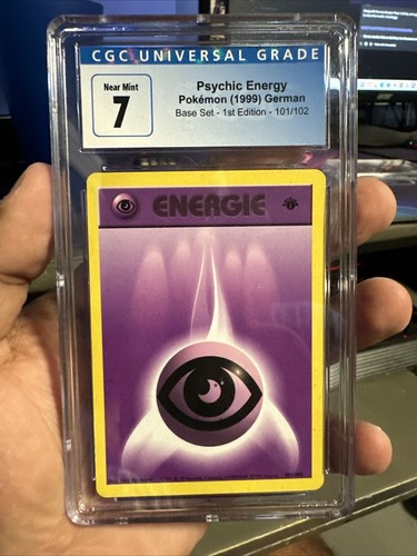 Pokémon TCG Psychic Energy Base Set 101/102 Regular Shadowless Common - Foto 1 di 2