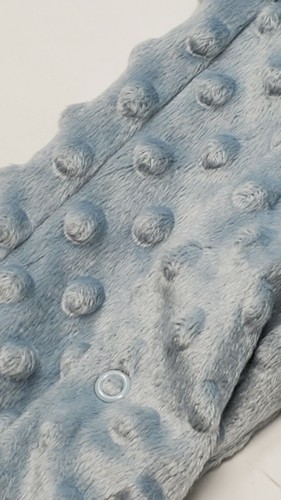 Le Top Bebe Baby Boys Long Sleeve Footie (0-3 Months, Blue) - Bild 2 von 3