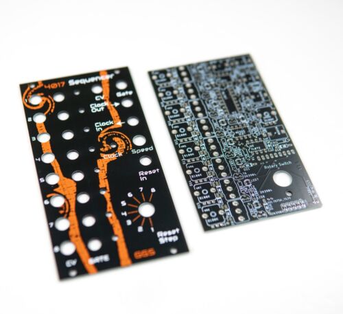 4017 Step Sequencer / Eurorack Synth / PCB & Front Panel / DIY CV/Gate Sequencer - Picture 2 of 4
