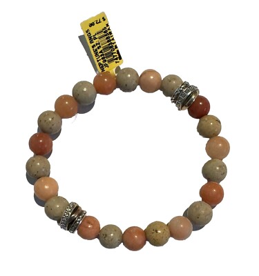 Brighton Neptune's Rings BLUSH Stretch Bracelet JF983A List $72