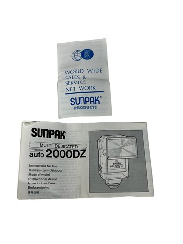 Sunpak Auto 2000 DZ Multi Dedicated Thyristor NOS - Picture 4 of 8