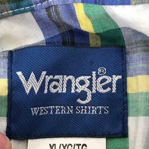 NEW Wrangler Pearl Snap Plaid Western Shirt Men's Size XL Short Sleeve Casual - Picture 9 of 11