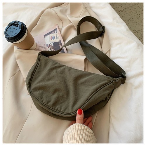 Borsa a tracolla donna mezzaluna tracolla borsa a tracolla borsa casual gnocchi regalo - Foto 25 di 32