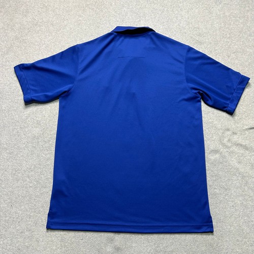 Antigua Kansas Jayhawks Polo Shirt Mens Small Blue Performance Golf Stretch - Picture 3 of 8