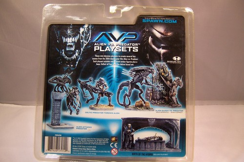ALIEN VS PREDATOR: 4pc PLAY SETS W/ BASE DELUXE FIGURES QUEEN ATTACK THROW TOWER - Picture 9 of 10