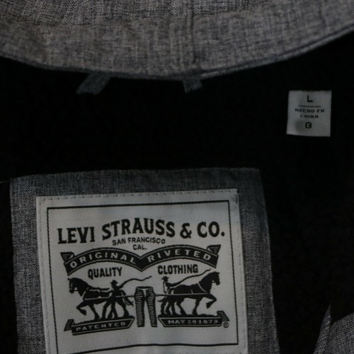 Giubbotto bomber uomo Levi's impermeabile finto shearling foderato taglia large - Foto 7 di 11