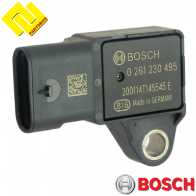 BOSCH 0261230495 INTAKE MANIFOLD PRESSURE SENSOR MAP ,for