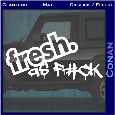Fresh Statement Styling JDM Tuning Autoaufkleber - Auto Aufkleber Sticker Fun