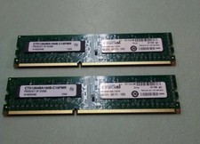 Crucial 8GB 2x4GB 1Rx8 DDR3-1600 PC3-12800 CT51264BA160B.C16FMR Desktop RAM 1348