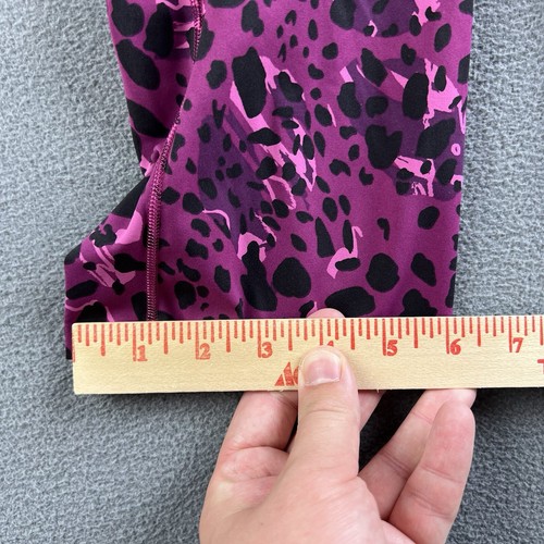 Lululemon Leggings 12 Basis Pace Hochhaus rosa Leopard tarnfarbene Kompression - Bild 2 von 15