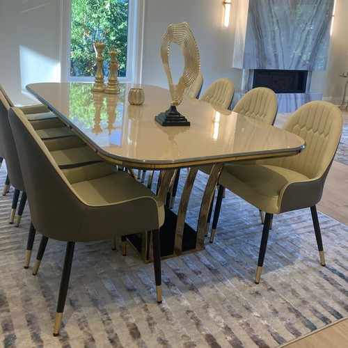 FATIVO Upholstered Dining Chairs Set of 2 Kitchen Cafe Chair Restaurant Banquet - Picture 8 of 109