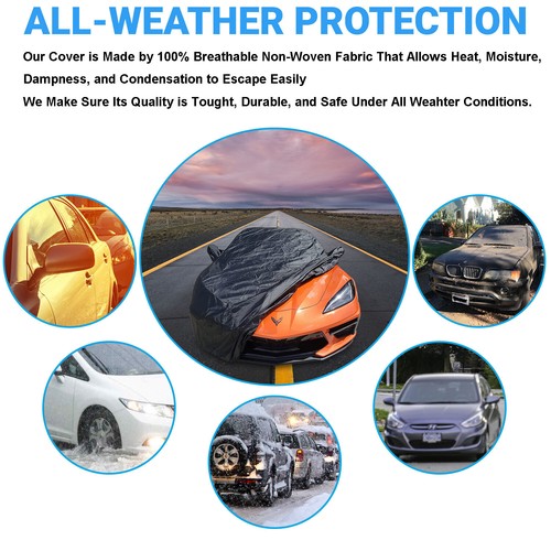 SUV Premium Impermeable UV Nieve Polvo Resistente a la Lluvia Coche SUV Cubierta Completa - Imagen 15 de 22