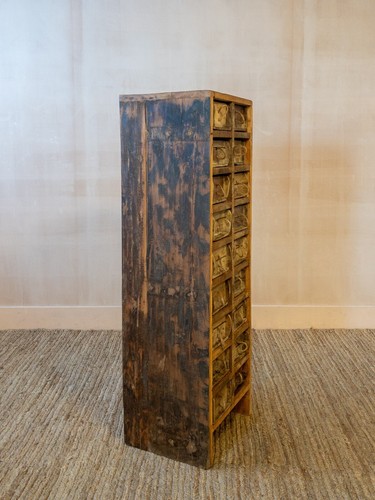 Graham and Green 18 Recycled Brick Mould Chest of Drawers - Picture 3 of 7
