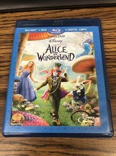 Alice in Wonderland (Blu-ray/DVD, 2010, 3-Disc Set, Includes Digital Copy)