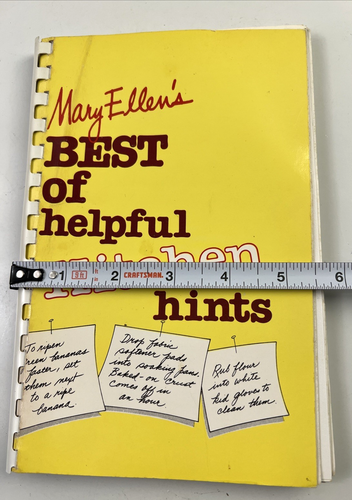 Mary Ellen’s Best of Helpful Kitchen Hints Cookbook 1980 Vintage - Picture 11 of 11