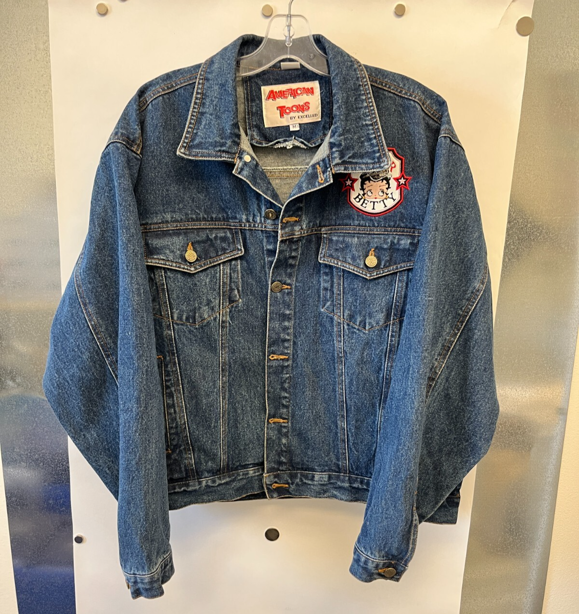 american toons betty boop ヴィンテージ　ジャケット Vintage 90s American Toons Betty Boop leather flight Bomber