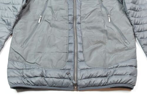 Parajumpers Peso Piuma Jacket Mens Medium Gray Down Insulated Long Sleeve - Picture 3 of 13
