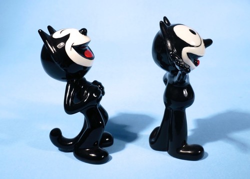 Wade Collectors Club Felix The Cat Laughing 2008 & Membership Piece 2007 * Boxed - Picture 6 of 12