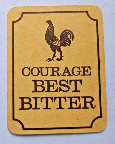 Courage - Best Bitter - Buff Version - Vintage Bierdeckel  - Bild 1 von 2