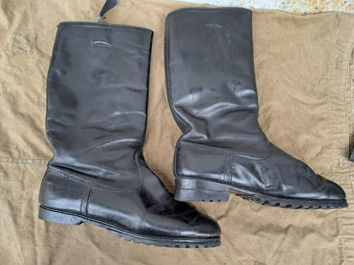 German army leather officer boots size 31 Schmollner WW2 - Picture 3 of 19
