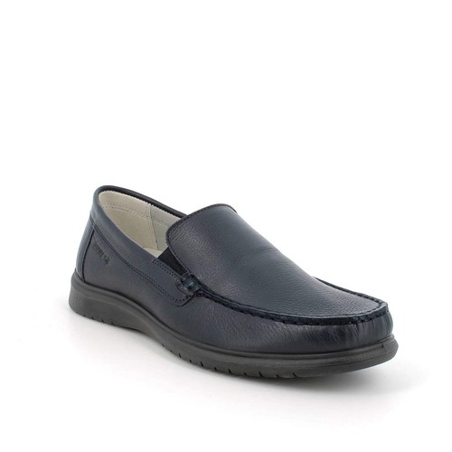 Enval Soft Uomo Scarpe 5712011 Mocassino Pelle Blu - Foto 2 di 9