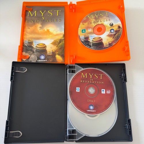 Must IV Revelations & Myst V End of Ages Myst 4 & 5 PC Game - Good Condition! - Foto 3 di 3