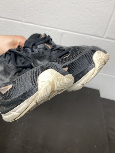 Hoka One One Clifton 9 Lace Up Running Training Shoes Men’s Size 8.5 B,  Black - Picture 9 of 11