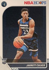 2019-20 Panini NBA Hoops Basketball Base #203: Jarrett Culver Red Backs