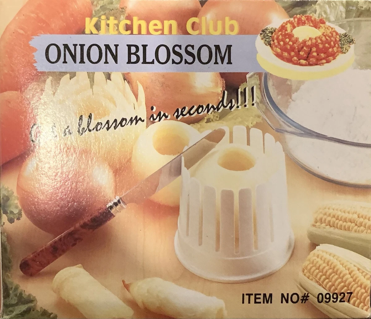 NEW Kitchen Club Blooming Onion Cutter Fried Blossom Maker Plastic