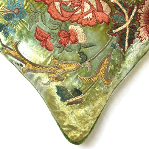 Anke Drechsel Cushion LOLA Shaded Mint Silk Velvet Bestickt Kissen Grün - Bild 2 von 18