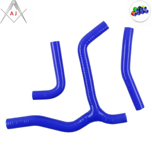 Blue For Kawasaki KX250 KX250X 2021 2022 2023 Silicone Radiator Coolant Hose - Picture 1 of 7
