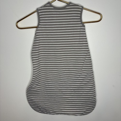 Woolino 4 Season Merino Wool Organic Cotton Sleep Sack 0-6 Months NeutralStripes - Picture 4 of 7