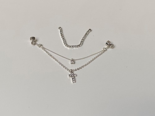 Muñeca 1:6 Miniatura Hecha a Mano Cruz Dijes Collar Joyería Estilo Gótico Punk - Imagen 4 de 11