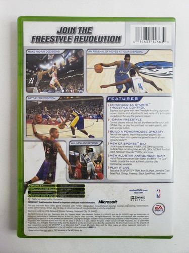 NBA Live 2004 (Microsoft Xbox 2003) w/Manual EUC - Picture 2 of 4