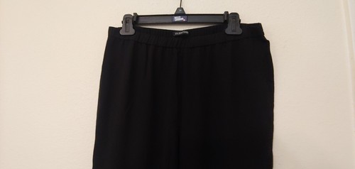 Neu Eileen Fisher schwarz 100 % Seide Hose Taille 31 Zoll neu ohne Etikett - Bild 2 von 13